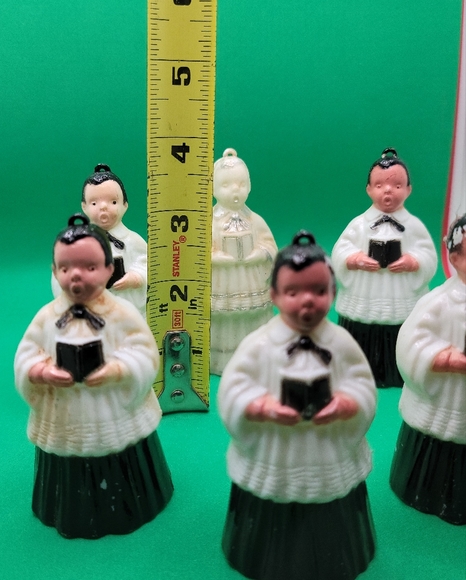Vintage Erwin Plastic. Christmas  altar boys ornaments. - Picture 2 of 9